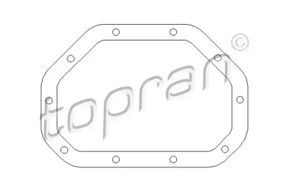 Прокладка, дифференциал TOPRAN 206 470