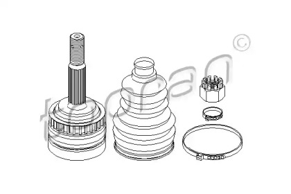 Шарнирный комплект TOPRAN 206 115
