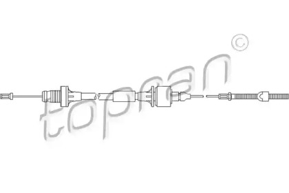Трос TOPRAN 205 612