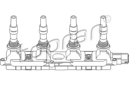 Катушка зажигания TOPRAN 206 643