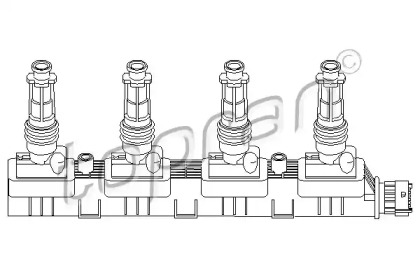 Катушка зажигания TOPRAN 207 116