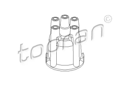 Крышка распределителя зажигания TOPRAN 201 999