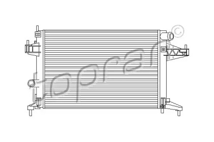 Теплообменник TOPRAN 206 971