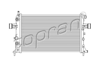 Теплообменник TOPRAN 206 972