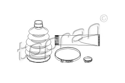 Комплект пыльника TOPRAN 205 765