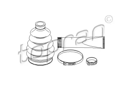 Комплект пыльника TOPRAN 206 490