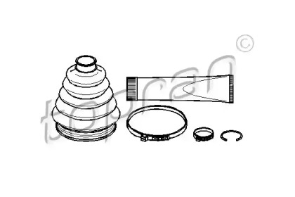 Комплект пыльника TOPRAN 207 119