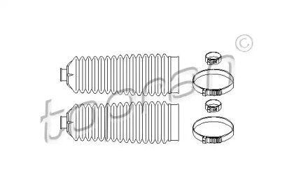 Комплект пыльника TOPRAN 207 523