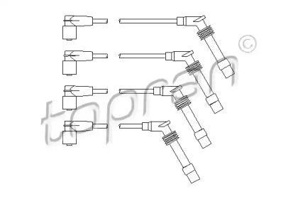 Комплект электропроводки TOPRAN 202 531