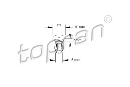 Заклепка TOPRAN 205 796