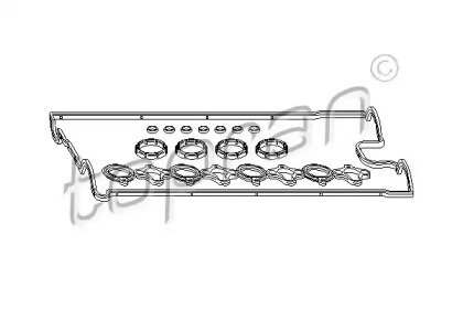 Комплект прокладок, крышка головки цилиндра TOPRAN 207 052