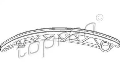 Планка натяжного устройства, цепь привода распределительного TOPRAN 205 563