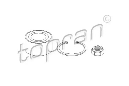 Комплект подшипника TOPRAN 300 822