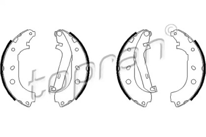 Комлект тормозных накладок TOPRAN 302 331