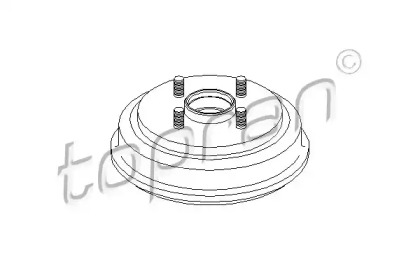 Тормозный барабан TOPRAN 302 346