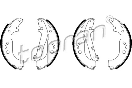 Комлект тормозных накладок TOPRAN 302 289