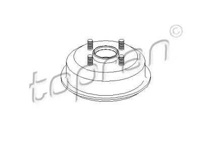 Тормозный барабан TOPRAN 301 015