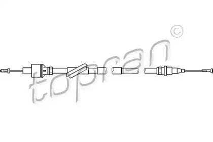 Трос TOPRAN 302 376