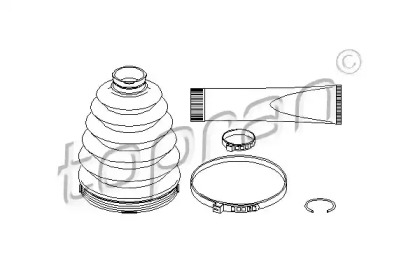 Комплект пыльника TOPRAN 401 749