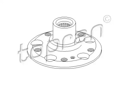 Ступица колеса TOPRAN 400 359