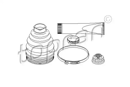 Комплект пыльника TOPRAN 401 847