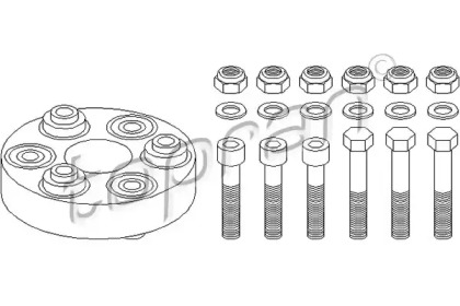 Шарнир TOPRAN 400 249