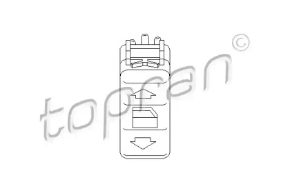 Выключатель, стеклолодъемник TOPRAN 401 513