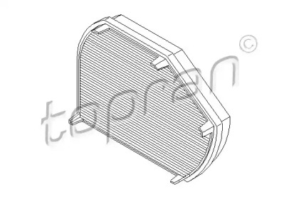 Фильтр, воздух во внутренном пространстве TOPRAN 400 202