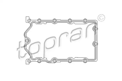 Прокладкa TOPRAN 501 410