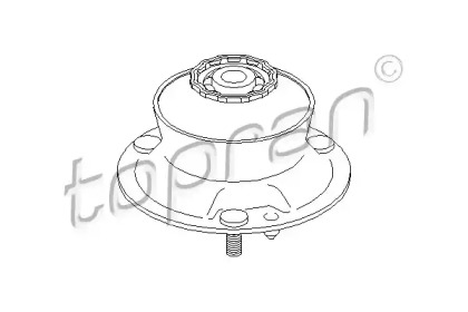 Опора стойки амортизатора TOPRAN 500 835