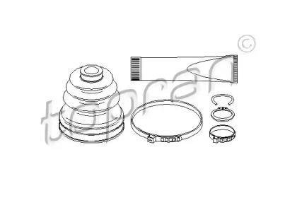 Комплект пыльника TOPRAN 501 597