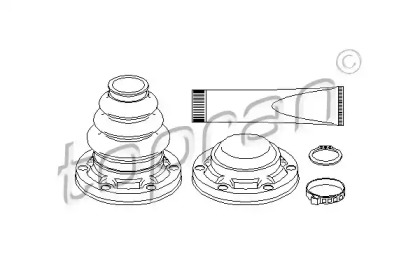 Комплект пыльника TOPRAN 501 317