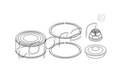 Комплект подшипника TOPRAN 700 637