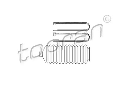 Комплект пыльника TOPRAN 700 372