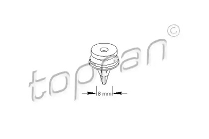 Пружинный зажим TOPRAN 700 585