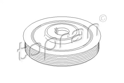 Ременный шкив TOPRAN 721 975