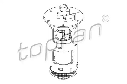 Трубка забора топлива TOPRAN 722 123