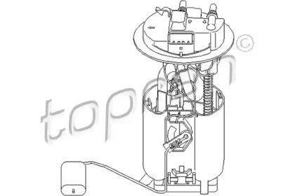 Трубка забора топлива TOPRAN 721 477