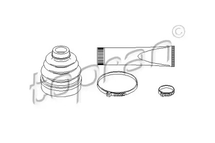 Комплект пыльника TOPRAN 721 147