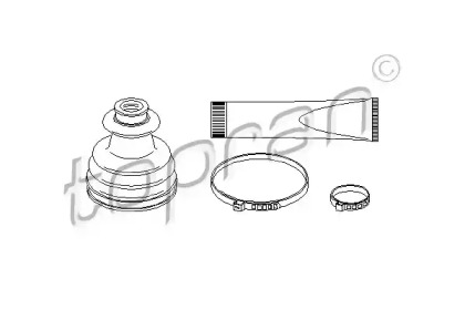 Комплект пыльника TOPRAN 720 300