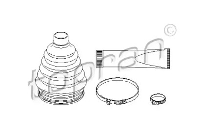 Комплект пыльника TOPRAN 721 309