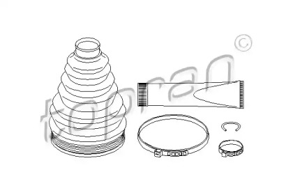 Комплект пыльника TOPRAN 721 201
