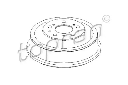 Тормозный барабан TOPRAN 721 171