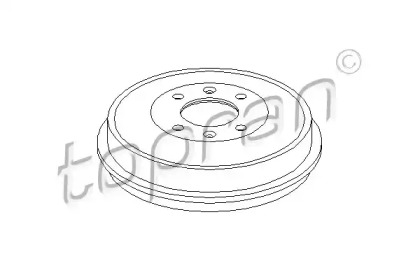Тормозный барабан TOPRAN 721 188
