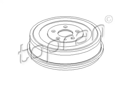 Тормозный барабан TOPRAN 721 179