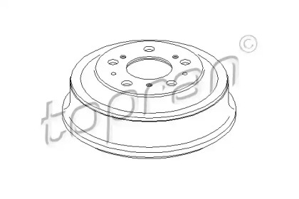 Тормозный барабан TOPRAN 721 192