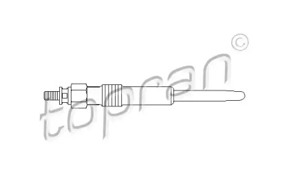 Свеча накаливания TOPRAN 720 280