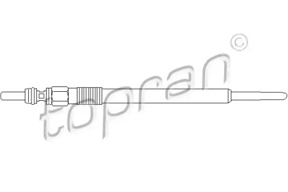 Свеча накаливания TOPRAN 721 428
