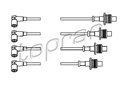 Комплект электропроводки TOPRAN 721 503
