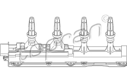 Катушка зажигания TOPRAN 721 904